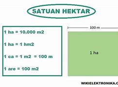 Hitungan Tanah 1 Hektar Berapa Meter